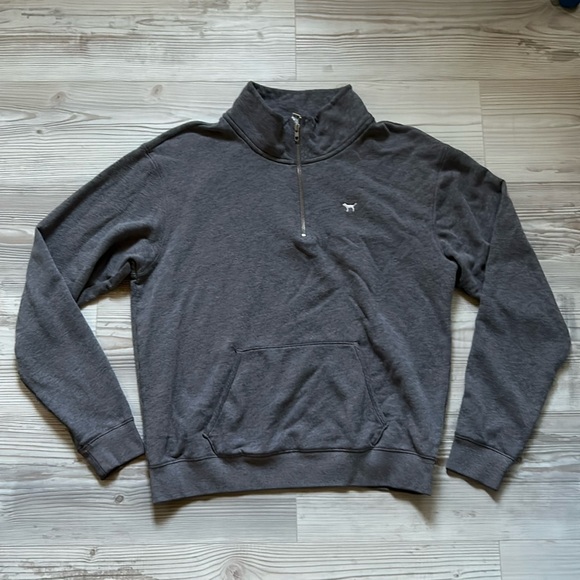 PINK Half Zip Sweater, Medium - Picture 1 of 5